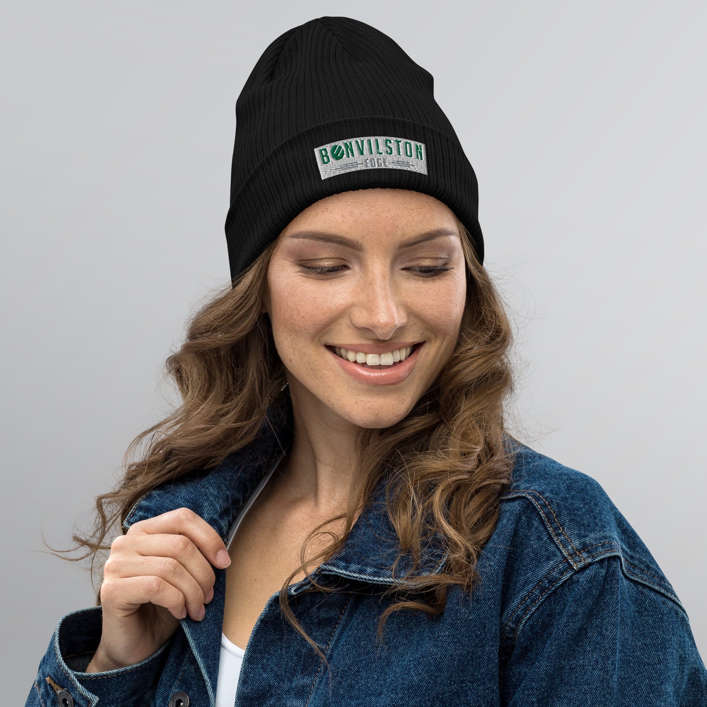 Organic ribbed beanie